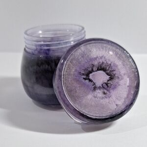 Ethereal Purple Ceramic Starburst Art